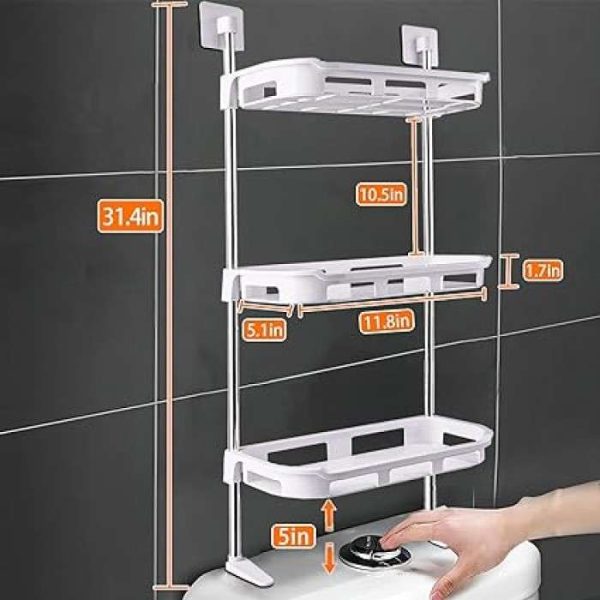 3 layer toilet rack