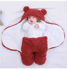 baby sleeping blanket (red)