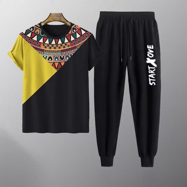 cotton t shirt and trouser set