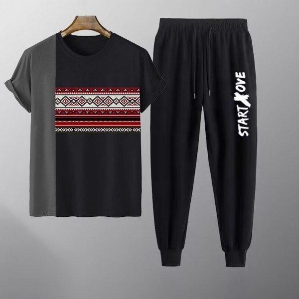 cotton t shirt and trouser set
