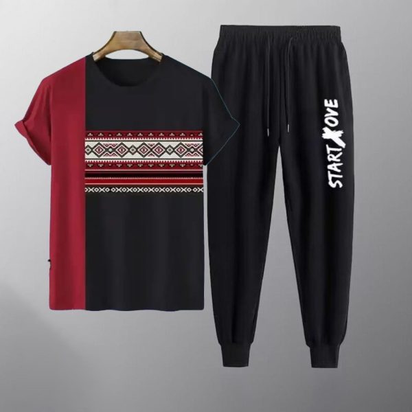 cotton t shirt and trouser set