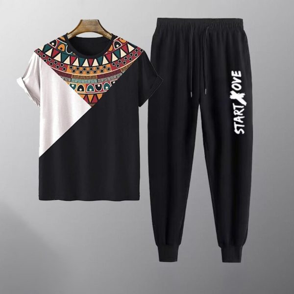 cotton t shirt and trouser set