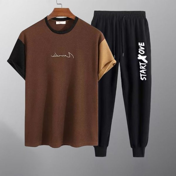 cotton t shirt and trouser set