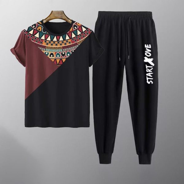 cotton t shirt and trouser set
