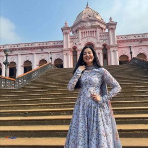 hania amir inspired digital print three piece